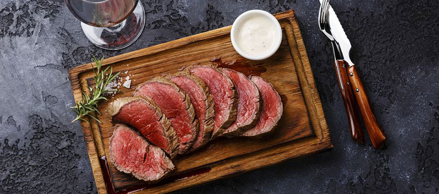 Filete de Res Marinado en Vino